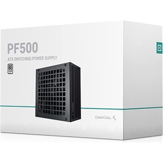 DeepCool PF500 ATX desktop tápegység 500W 80+ BOX