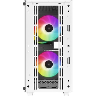 DeepCool CC360 ARGB táp nélküli ablakos MT Mini Tower számítógépház fehér