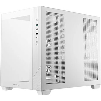 DeepCool CG330 3F WH táp nélküli ablakos MT Mini Tower számítógépház fehér