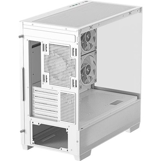 DeepCool CG380 3F WH táp nélküli ablakos MT Mini Tower számítógépház fehér