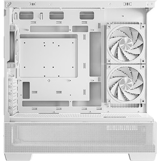 DeepCool CG380 3F WH táp nélküli ablakos MT Mini Tower számítógépház fehér