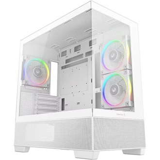 DeepCool CG380 3F WH táp nélküli ablakos MT Mini Tower számítógépház fehér
