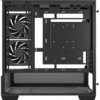 DeepCool CG380 3F táp nélküli ablakos MT Mini Tower számítógépház fekete