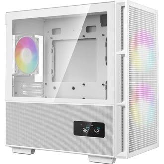 DeepCool CH360 DIGITAL WH táp nélküli ablakos MT Mini Tower számítógépház fehér