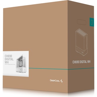 DeepCool CH690 DIGITAL táp nélküli ablakos Mid Tower számítógépház fehér