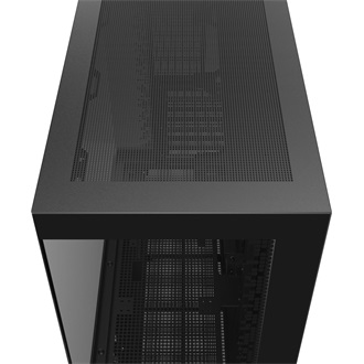 DeepCool CH690 DIGITAL táp nélküli ablakos Mid Tower számítógépház fekete