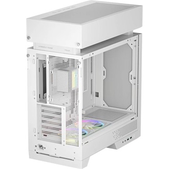 DeepCool CL6600 WH táp nélküli ablakos Mid Tower számítógépház fehér