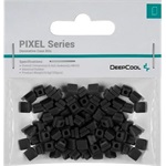 DeepCool Számítógépház Kiegészítő - PIXEL BK (100db, fekete, szilikon)