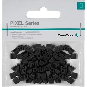 DeepCool Számítógépház Kiegészítő - PIXEL BK (100db, fekete, szilikon)