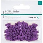 DeepCool Számítógépház Kiegészítő - PIXEL TV (100db, ibolya, szilikon)