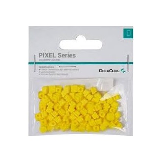 DeepCool Számítógépház Kiegészítő - PIXEL YE (100db, sárga, szilikon)