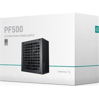DeepCool PF500 ATX desktop tápegység 500W 80+  BOX