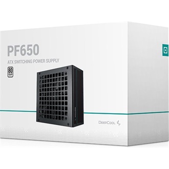 DeepCool PF650 ATX desktop tápegység 650W 80+  BOX