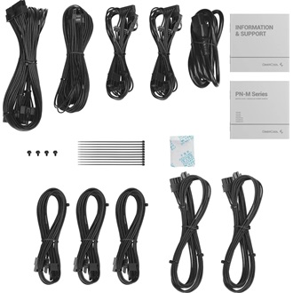 DeepCool Tápegység 650W - PN650-M (80 Plus Gold, ATX3.1, PCI-E 5.1, Aktív PFC, Full moduláris, 12cm)
