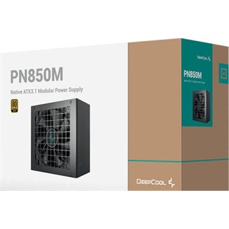 DeepCool Tápegység 850W - PN850-M (80 Plus Gold, ATX3.1, PCI-E 5.1, Aktív PFC, Full moduláris, 12cm)