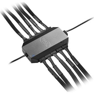 DeepCool Ventilátor tápkábel elosztó - FH-10 (10 db 4pin, SATA)