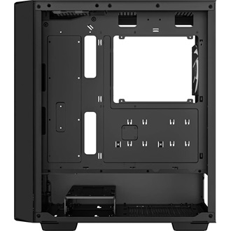 DeepCool CC560 V2 táp nélküli ablakos Mid Tower számítógépház fekete