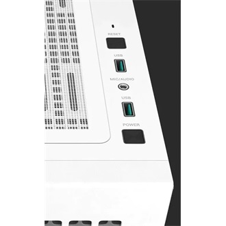 DeepCool CH370 WH táp nélküli ablakos MT Mini Tower számítógépház fehér