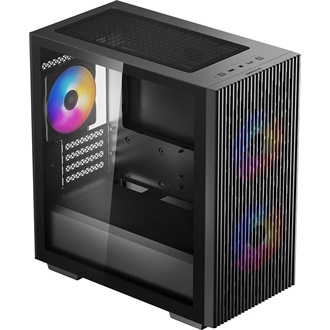 DeepCool MATREXX 40 3FS táp nélküli ablakos MT Mini Tower számítógépház fekete