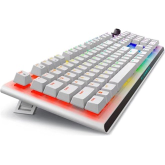 Dell Alieanware AW920K Bluetooth / vezeték nélküli angol (US) gaming Cherry MX Red mechanikus billentyűzet fehér (Lunar 