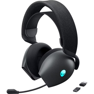 Dell Alienware AW725H Tri-Mode (Dark Side of the Moon) gaming fejhallgató headset fekete