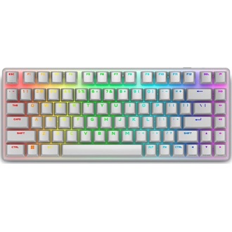Dell Alienware Pro Wireless Bluetooth / vezeték nélküli angol (US) gaming Linear mechanikus billentyűzet fehér (Lunar Li