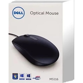 Dell MS116 optikai USB egér fekete