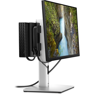 Dell Optiplex Micro AIO Stand MFS22 19"-27" monitor számítógép tartó asztalra + VESA mount ezüst-fekete