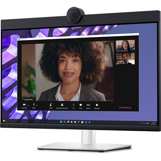 Dell P2424HEB Video Conferencing 23.8" IPS LED monitor fekete-ezüst (webcam: 4MP; USB-C: 90W)