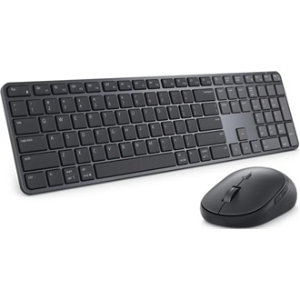 Dell Pro 7 Slim KM726 Bluetooth / vezeték nélküli magyar membrán billentyűzet + egér fekete