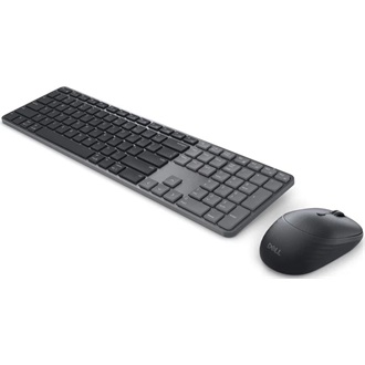 Dell Pro 7 Slim KM726 Bluetooth / vezeték nélküli magyar membrán billentyűzet + egér fekete