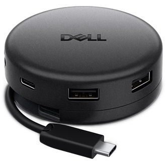 Dell Pro 7 Travel Hub DA326 7-port 100W USB-C dokkoló fekete