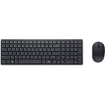 Dell Pro Compact Silent KM555 Bluetooth / vezeték nélküli angol membrán billentyűzet + egér fekete