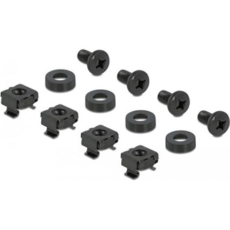 Delock 10  DIN sin panel 2U fekete