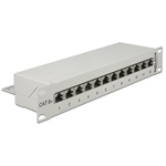 Delock 12 Port Cat.6A 10" RJ45 Patch Panel