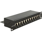 Delock 12 Port Cat.6A 10" RJ45 Patch Panel