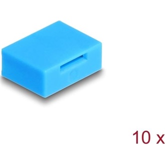 Delock USB-A 2.0 port blokkoló kék 10db