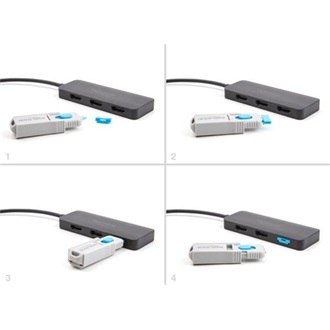 Delock HDMI port blokkoló kék 10db