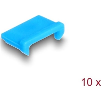 Delock USB-A 2.0 micro port blokkoló kék 10db