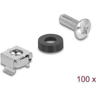 Delock 10  és 19  Keret szerelő készlet 100 darabos