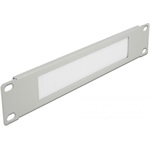 Delock 10?, fekete, 1U-s kábelrendező szürke