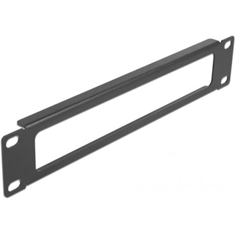 Delock 10  hálózati kabinet panel nyílással 1U fekete