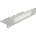 Delock 10" kábelrendező fésűs panel 1U, szürke