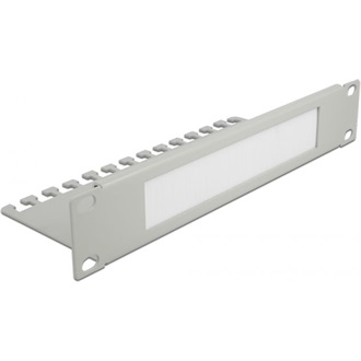 Delock 10" kábelrendező fésűs panel 1U, szürke