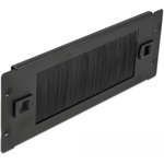 Delock 10? kábelrendező kefe csík eszközmentes 2U fekete