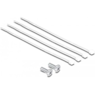 Delock 10  patch panel 8 porttal Cat.6A 0,5U szürke