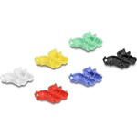 Delock 12 db.-os különböző színű kábel klipszelő (összefogó) hajlításhoz