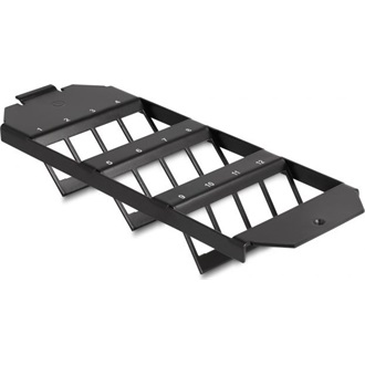 Delock 12 portos Keystone rögzítő fali aljzatba