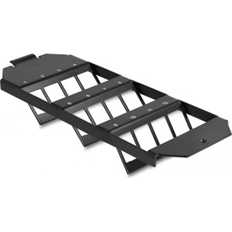 Delock 12 portos Keystone rögzítő fali aljzatba