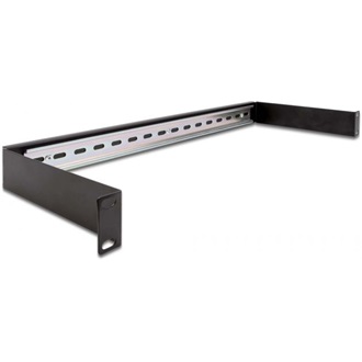 Delock 19  DIN sin panel 1U fekete